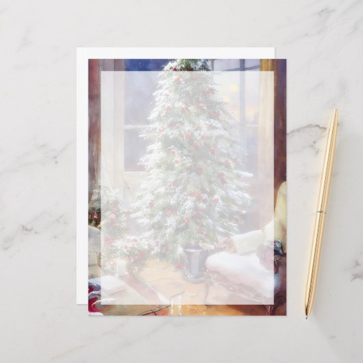 Alter Weihnachtsbaum (Vorderseite/Rückseite Beispiel)