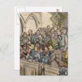 ALTER WEIHNACHTSchor Feiertagspostkarte (Vorne/Hinten)