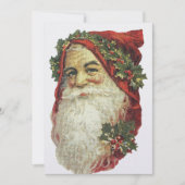 Alter Weihnachtsmann Feiertagskarte (Vorderseite)