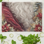 Alter Weihnachtsmann Geschirrtuch (Gefaltet)