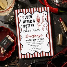 Älter Weiser Heißer Als Je Retro 30. Geburtstag