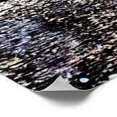 Alter, weißer Holzboden. Farbfärbung d Poster (Ecke)