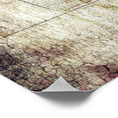 Alter Weißer Stall Poster (Ecke)