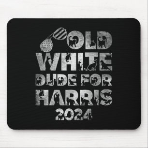 Alter weißer Typ für Harris Kamala Harris 2024 Pre Mousepad