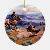 Alter Westen Keramik Ornament (Hinten)