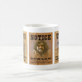 Alter Westen wollte Plakate Kaffeetasse (Mittel)