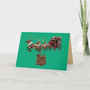 Alter Westlicher Weihnachtsmann Karte