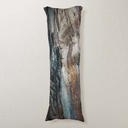 Alter Wetterschichten Eukalyptus Tree Blue Bark AU Seitenschläferkissen (Vorderseite Vertikal)