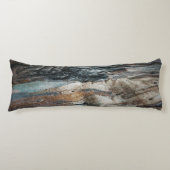 Alter Wetterschichten Eukalyptus Tree Blue Bark AU Seitenschläferkissen (Vorderseite)