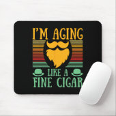 Alter wie ein schöner Zigarrenvater Tag Zigarrenra Mousepad (Mit Mouse)