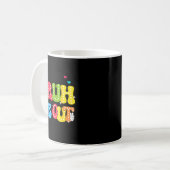 Alter, wir sind raus, Lehrer glücklich letzter Sch Kaffeetasse (Vorderseite Links)