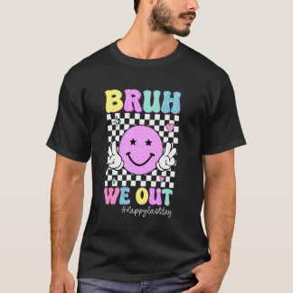 Alter wir sind raus Lehrer Retro letzter Schultag T-Shirt
