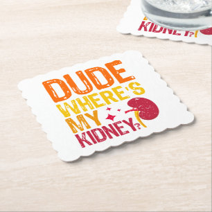 Alter, wo ist meine Nierentransplantation Nephrolo Untersetzer