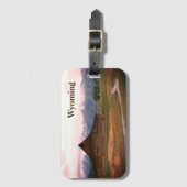 Alter Wyoming-Scheunen-Gepäckanhänger Gepäckanhänger (Vorderseite Vertikal)