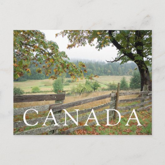 Alter Zaun auf einem Bauernhof Postkarte (Vorderseite)