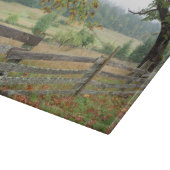 Alter Zaun auf einem Bauernhof Schneidebrett (Ecke)