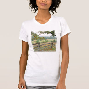 Alter Zaun auf einer Farm T-Shirt