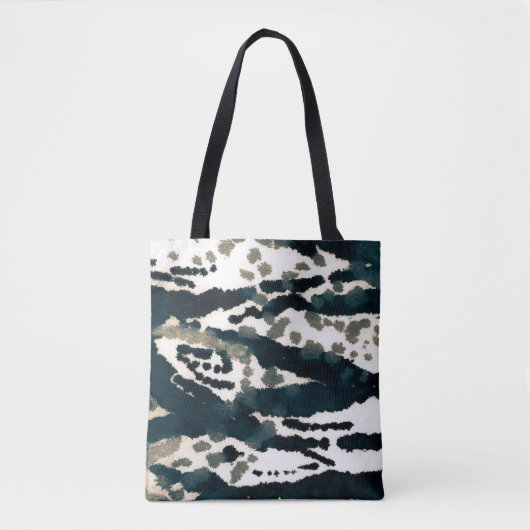 Alter Zebra Print. Gray Zebra Rough Print. Gray Ze Tasche (Vorderseite)