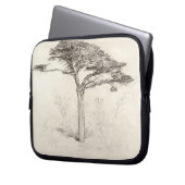 Alter Zedern-Baum im botanischen Garten, Chelsea, Laptopschutzhülle (Vorderseite Links)