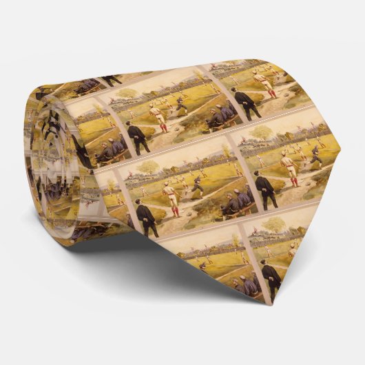 Alter Zeit-Basis-Ball Krawatte (Gerollt)