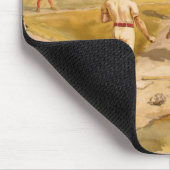 Alter Zeit-Basis-Ball Mousepad (Ecke)