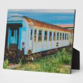 Alter Zug Fotoplatte (Seite)