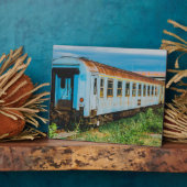 Alter Zug Fotoplatte (Seite)