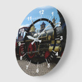 Alter Zug Große Wanduhr (Winkel)