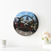 Alter Zug Große Wanduhr (Zuhause)