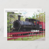 Alter Zug in Camuy Puerto Rico Postkarte (Vorne/Hinten)