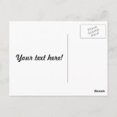 Alter Zug Postkarte (Rückseite)