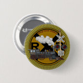 Alter Zug runder Stift Button (Vorne & Hinten)