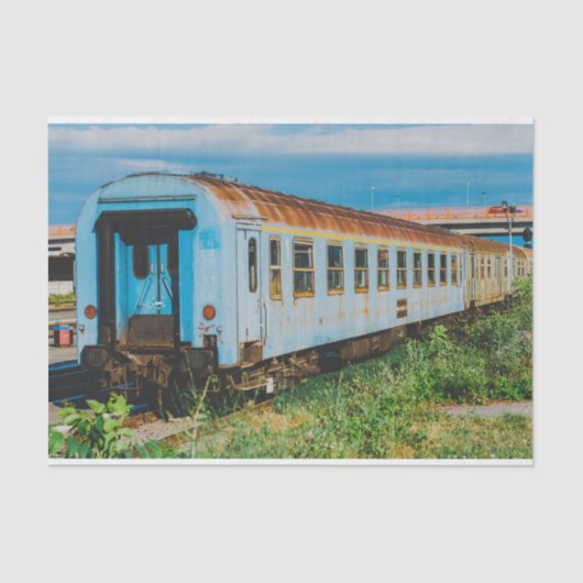 Alter Zug Seidenpapier (Vorderseite)