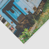 Alter Zug Seidenpapier (Ausschnitt)