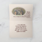 Alter Zug & Split Eisenbahnzaun - anpassen Karte (Innenseite)