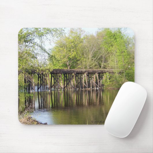 Alter Zug Trestle Mousepad (Mit Mouse)