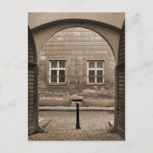 alter Zugang Postkarte