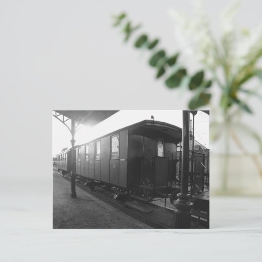 Alter Zugwagon Postkarte (Stehend Vorderseite)