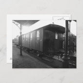 Alter Zugwagon Postkarte (Vorne/Hinten)