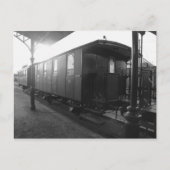Alter Zugwagon Postkarte (Vorderseite)