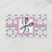 Alterations Shop, Seamstress oder Schneiderladen Visitenkarte (Rückseite)