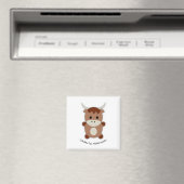 Ältere adorable Kuh Magnet (In Situ (Geschirrspüler))