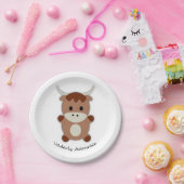 Ältere adorable Kuh Pappteller (Party)