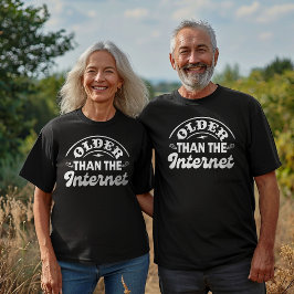 Ältere als das Internet lustig Vintager erwachsene Tri-Blend Shirt