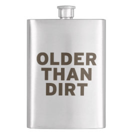 Ältere als Dirt Flachmann