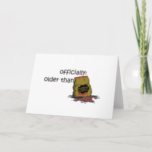 Ältere als Dirt Karte