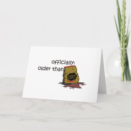 Ältere als Dirt Karte (Vorderseite)