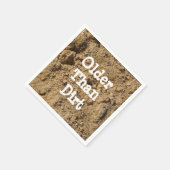 Ältere als Dirt Paper Cocktail Napkin Serviette (Ecke)