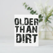 Ältere als Schmutz Postkarte (Stehend Vorderseite)