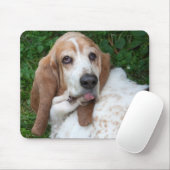 Ältere Basset Mousepad (Mit Mouse)